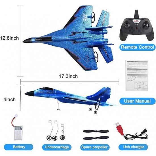 ZY530 Pro Τηλεκατευθυνόμενο Αεροπλάνο Μπλε