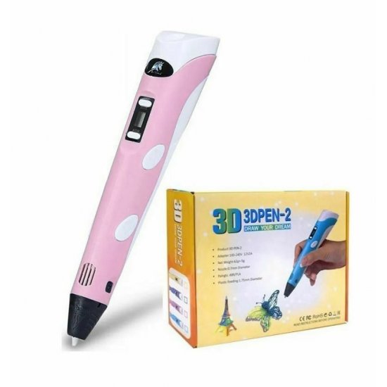 Στυλό 3D pen Τρισδιάστατης Σχεδίασης - Ροζ Στυλό 3D pen Τρισδιάστατης Σχεδίασης - Ροζ