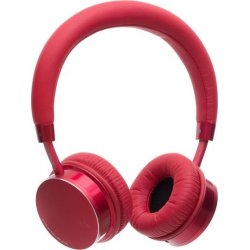 Remax RB-520HB Ασύρματα / Ενσύρματα On Ear Ακουστικά με 8 ώρες Λειτουργίας Κόκκινα