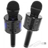 Ασύρματο Μικρόφωνο Ηχείο Bluetooth Karaoke Σε Μαύρο Χρώμα Ασύρματο Μικρόφωνο Ηχείο Bluetooth Karaoke Σε Μαύρο Χρώμα