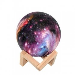 3d Moon Lamp Rgb Led Λάμπα Ανάγλυφη Sky Moonlight - Oem