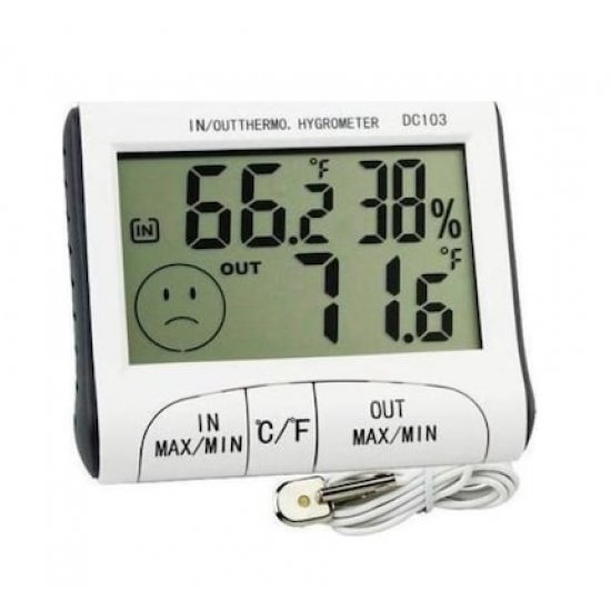 Ψηφιακό Θερμόμετρο, Υγρόμετρο Εσωτερικού Χώρου