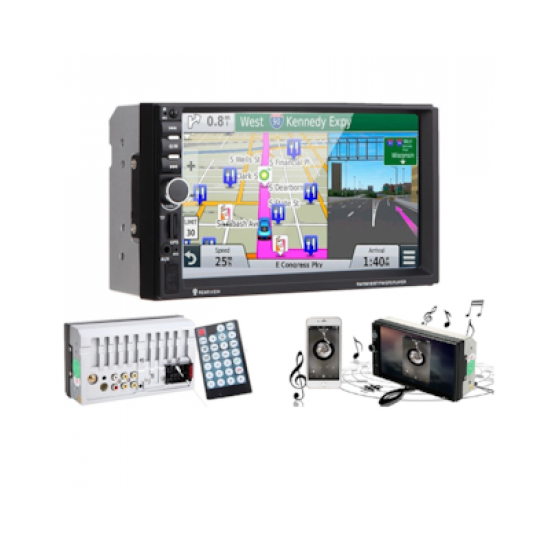 Multimedia Οθόνη Αυτοκινήτου Αφής 7’ – 2din Mp3, Bluetooth, Usb, Sd Card – Oem 7010b