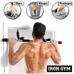 Iron Gym Μονόζυγο Πόρτας – Μπάρα Εκγύμνασης Για Δυνατό Και Καλλίγραμμο Σώμα