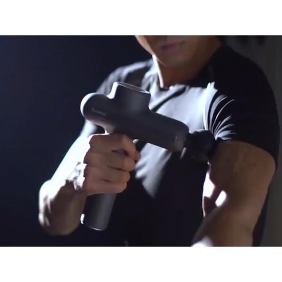 Συσκευή Πιστόλι Μασάζ Και Ανάκαμψης Μυών Με 6 Ταχύτητες Και 4 Ανταλλακτικές Κεφαλές Σε Μαύρο Χρώμα