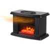Mini Τζάκι Αερόθερμο Με Εφέ Φλόγας 1000w Και Τηλεχειριστήριο Mini Τζάκι Αερόθερμο Με Εφέ Φλόγας 1000w Και Τηλεχειριστήριο