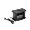 Mini Τζάκι Αερόθερμο Με Εφέ Φλόγας 1000w Και Τηλεχειριστήριο Mini Τζάκι Αερόθερμο Με Εφέ Φλόγας 1000w Και Τηλεχειριστήριο