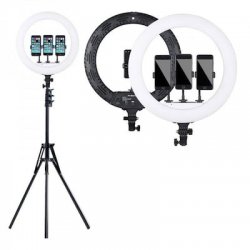 Led Ring Light With 3 Mobile Holders 35cm Led Ring Light With 3 Mobile Holders 35cm