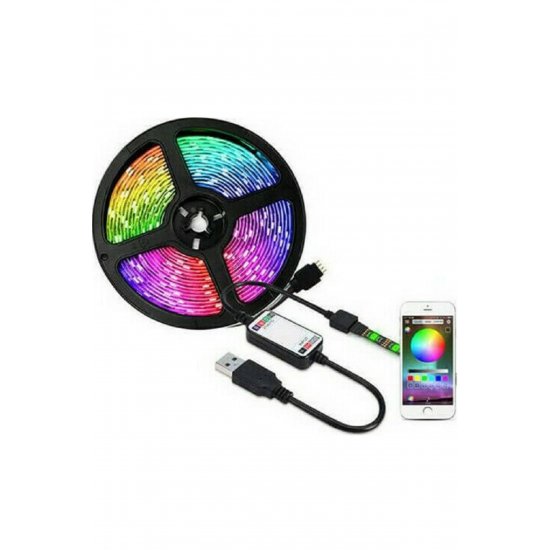 Ταινία LED USB για τηλεόραση 5050 RGB 5M - OEM