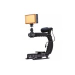 Σταθεροποιητής κάμερας χειρός Steadycam U-Grip C-Shape με φωτισμό LED PKT3013.