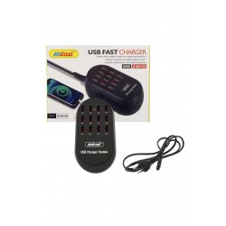 Γρήγορος φορτιστής USB 12 Ports 60W 2.4A/1A Q-CD12P