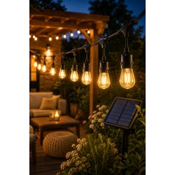 Γιρλάντα ηλιακού φωτός με 20 λαμπτήρες LED – 10 m
