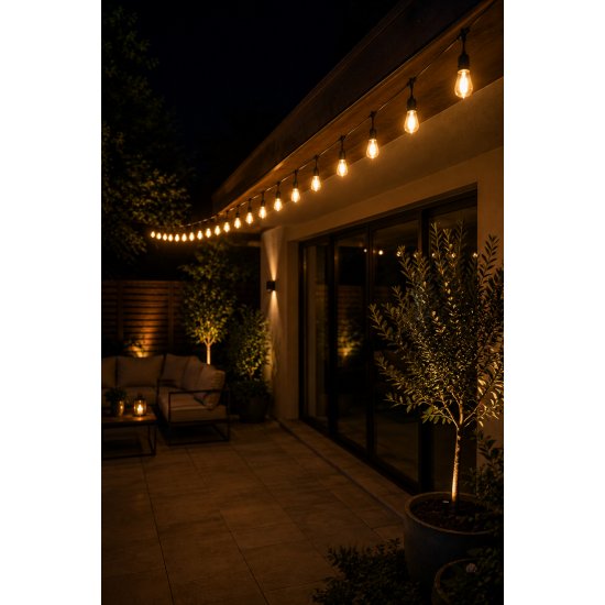Γιρλάντα ηλιακού φωτός με 20 λαμπτήρες LED – 10 m