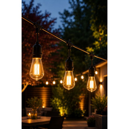 Γιρλάντα ηλιακού φωτός με 20 λαμπτήρες LED – 10 m