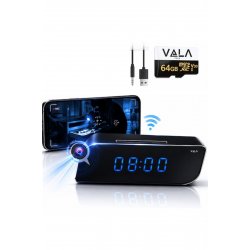 Κάμερα IP Wi-Fi κρυμμένο σε Ξυπνητήρι Vala Tech®, 64 GB, 1080P HD, μικρόφωνο, υπέρυθρες, Night V