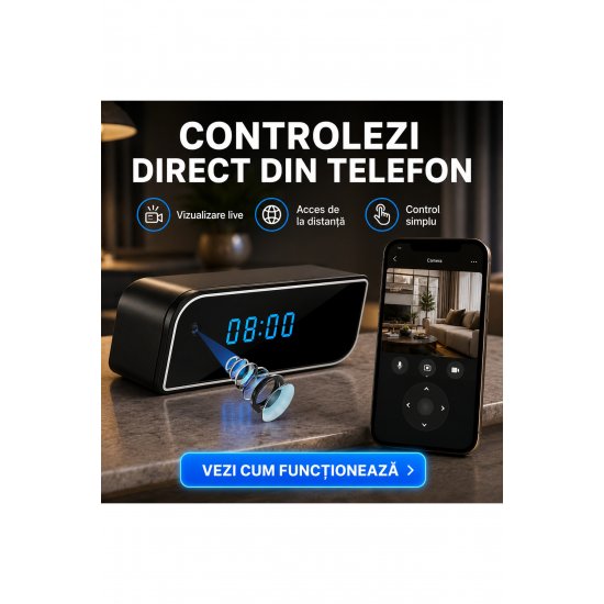 Κρυφή κάμερα WI-FI στο ξυπνητήρι (GR-V04)