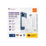 Magnetic Power Bank 10.000 mAh, Wireless 10W, MagSafe Compatible, Εξωτερική μπαταρία για ασύρματη φόρτιση