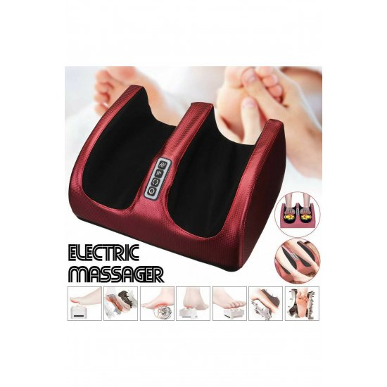 Factory Health Electric Foot Massager Shiatsu Foot Massager με υπέρυθρη θερμότητα κόκκινο Factory Health Electric Foot Massager Shiatsu Foot Massager με υπέρυθρη θερμότητα κόκκινο