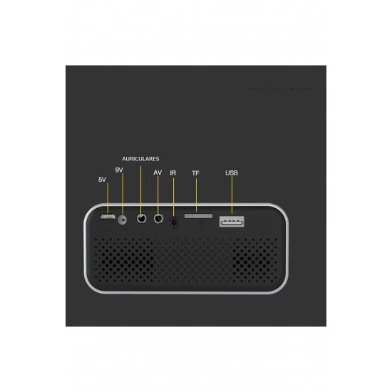 Projectors Factory YT 500 Mini Projector LCD Λυχνία LED με ενσωματωμένα ηχεία YT 500