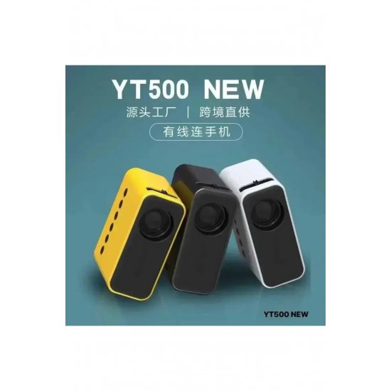 Projectors Factory YT 500 Mini Projector LCD Λυχνία LED με ενσωματωμένα ηχεία YT 500