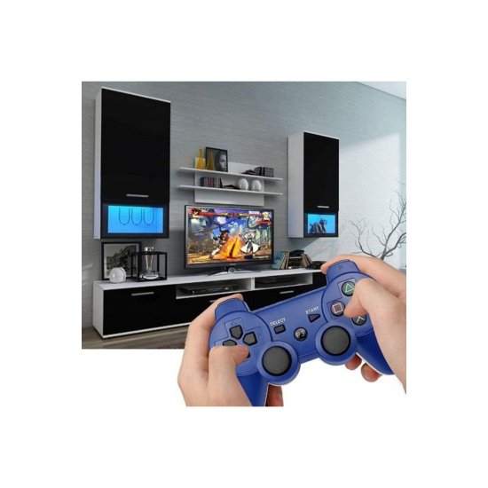 Controllers Factory Doubleshock Wireless Gamepad για PS 3 Blue