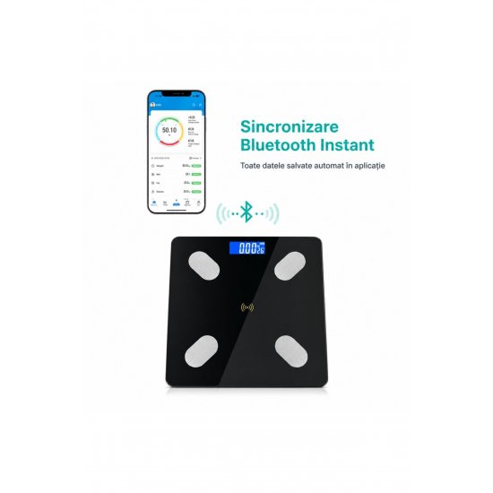 Ζυγαριά σώματος Bluetooth με δεδομένα εφαρμογής