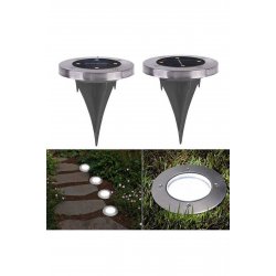 Ηλιακό φως LED εξωτερικού χώρου εσοχής 5 W με ψυχρό φωτισμό-2 x TMX OEM