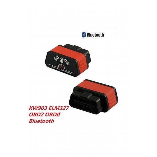 Konnwei KW903 4.0 Bluetooth για σύστημα IOS ODB2 II Αναγνώστης σαρωτή διαγνωστικού κώδικα ELM327 Black OEM
