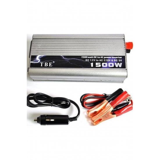 Μετατροπέας τάσης INVERTER για αυτοκίνητα/σκάφη/σκάφη 12V σε 220V / 1500W Αυτοκίνητο με USB TBE150