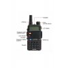 Baofeng UV-5RA Φορητός πομποδέκτης διπλής ζώνης VHF/UHF έως 5,8 W OEM