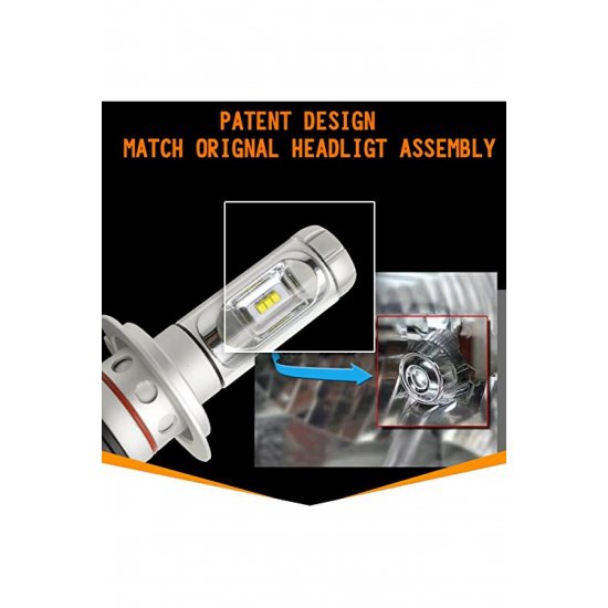 Λαμπτήρες LED 2 ΤΕΜ H1 | 2 x 25W 6000LM 12-24V X3 IP67