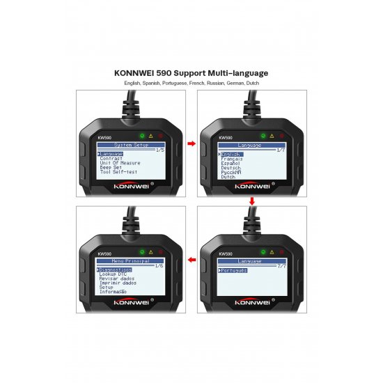 KONNWEI KW590 Διαγνωστικός σαρωτής OBDII