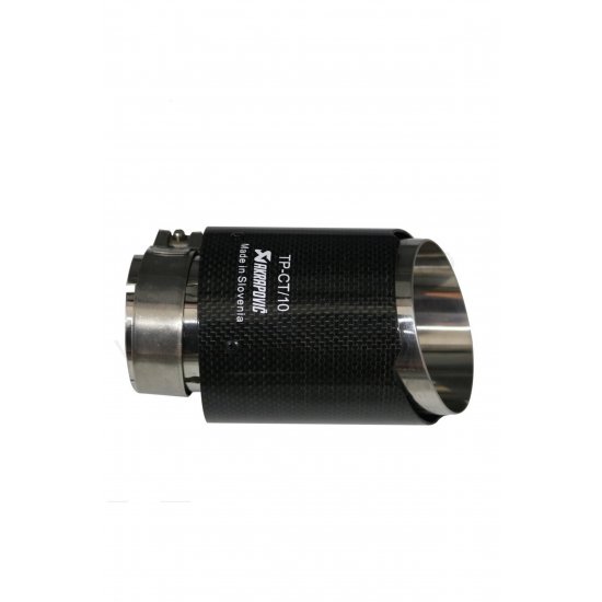 ΜΠΟΥΚΑ AKRAPOVIC MIRROR POLISHED & CARBON FIBER 63-89MM TP-CT10 ΟΕΜ ΜΠΟΥΚΑ AKRAPOVIC MIRROR POLISHED & CARBON FIBER 63-89MM TP-CT10 ΟΕΜ