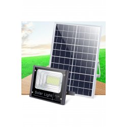 Solar Floodlight Αδιάβροχο 200W με Φωτοβολταϊκό Πάνελ, Τηλεχειριστήριο και χρονοδιακόπτη JD-8200