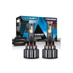 Λαμπτήρες LED 2 ΤΕΜ 50W 7.500LM 6000K A397-F06 H4 Novsight