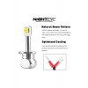 Λαμπτήρες LED 2 ΤΕΜ 40W 3000LM H1 A334 – A18 NIGHTEYE