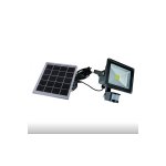 Ηλιακός προβολέας LED 30W με ανιχνευτή κίνησης & φωτοβολταϊκό συλλέκτη.