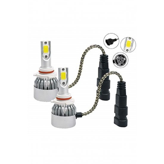 Λαμπτήρες LED 2 ΤΕΜ HB3 C6 LED 12V/24V 3800LM - OEM