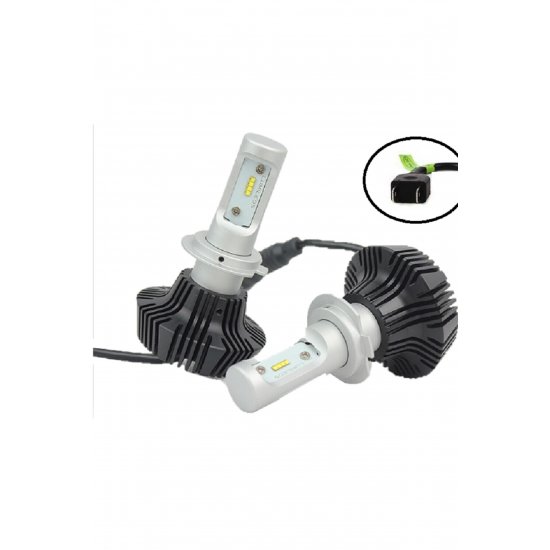 Λαμπτήρες LED 2 ΤΕΜ H7 | Με Philips Chip LED 50W 8000LM -