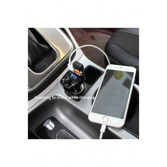 Bluetooth USB, SD MP3 Player 2x USB 1 2A Φορτιστής αυτοκινήτου – Πομπός FM αυτοκινήτου