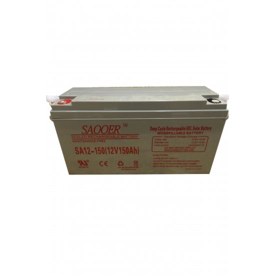 Προϊόν SAOOER 150AH Sealed Deep Cycle Gel Battery Προϊόν SAOOER 150AH Sealed Deep Cycle Gel Battery