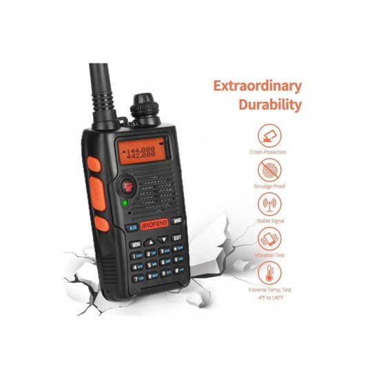Baofeng BF-E500S ασύρματος πομποδέκτης UHF/VHF 5W.