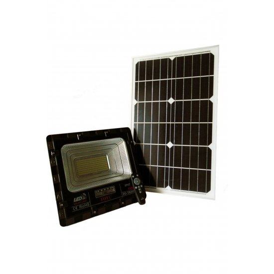 Solar LED Floodlight 300w με οθόνη & τηλεχειριστήριο Αδιάβροχο FO-T8300 FOYU - OEM