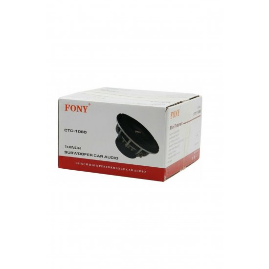 Υπογούφερ 10” FONY 1500W CTC-1060 Μαύρο - OEM