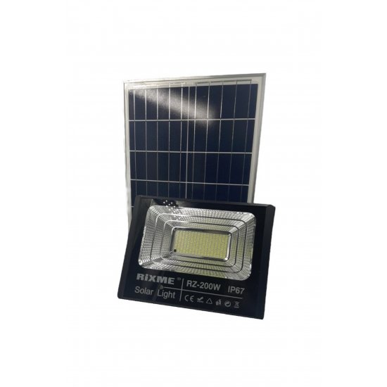 Ηλιακός προβολέας 200W με πάνελ RIXME