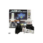 H7 λαμπτήρες LED X3 | 2 X 25W 12v/24v IP68 2 ΤΕΜ