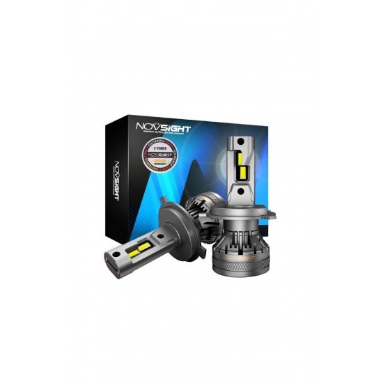 Προϊόν H4 LED 12V/24V 200W 40000LM 6500K IP68 A500 N60 NOVSIGHT 2 x 100W