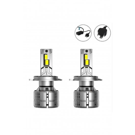 Προϊόν H4 LED 12V/24V 200W 40000LM 6500K IP68 A500 N60 NOVSIGHT 2 x 100W