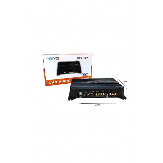 Ενισχυτής ήχου αυτοκινήτου CTC-3670 500W – Ενισχυτής ήχου αυτοκινήτου PerVoi
