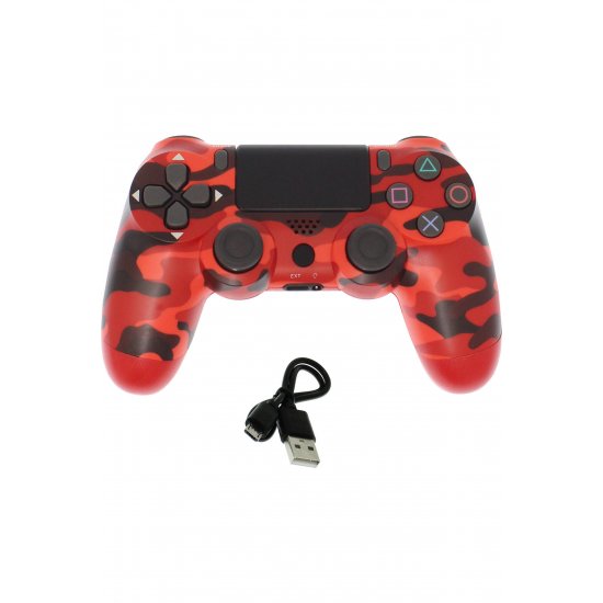 Χειριστήρια Doubleshock Wireless Gamepad για PS 4 Red Camouflage Χειριστήρια Doubleshock Wireless Gamepad για PS 4 Red Camouflage